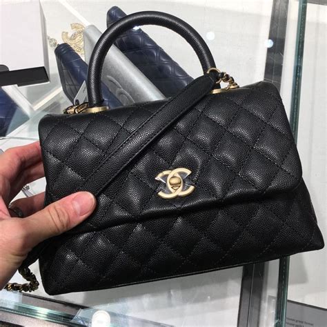 chanel handle bag 2023|chanel top handle bag small.